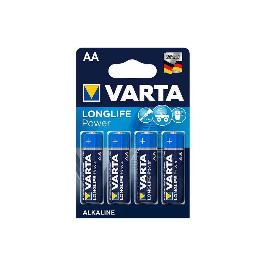 VARTA Longlife AA alkáli elem, R06 4db/bliszter
